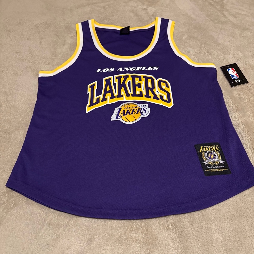 NBA-U Purple & Gold Los Angeles Lakers Jersey – Kid’s XL/Adult S